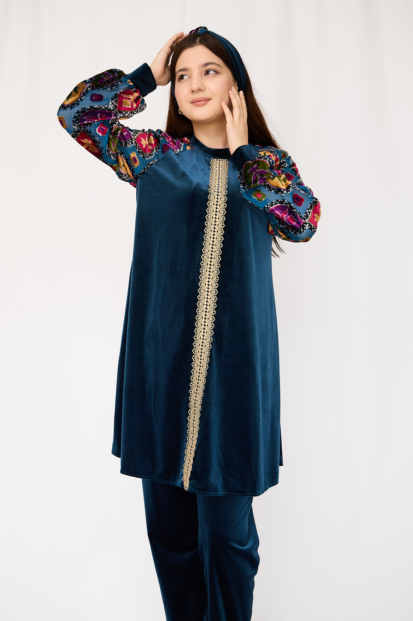 Gulbadan — to'q firuza 4
